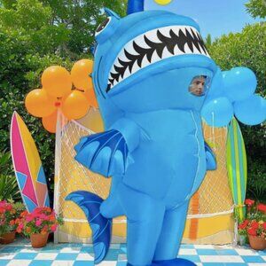 Inflatable Costumes Adult, Fish Costume, Angler fish, Blow up